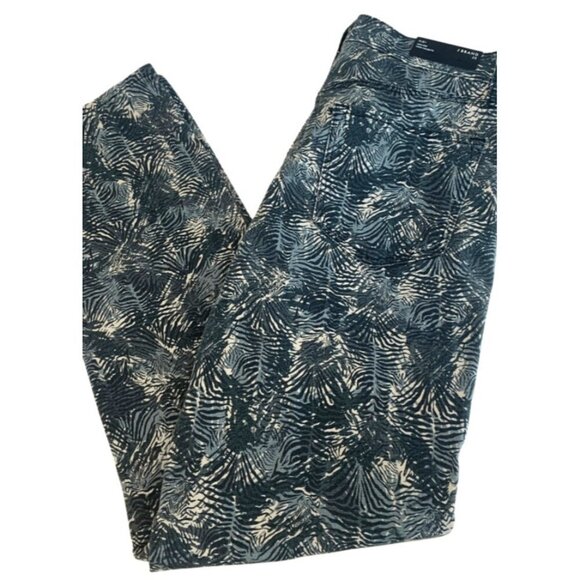 J BRAND Palm Print Cropped Ruby Jean Cape Mountain Size 29 - Picture 3 of 9